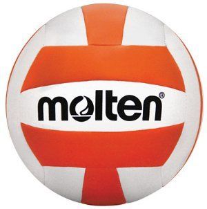 Molten Volleyball Camp Balls ORANGE/WHITE OFFICIAL  Indoor Volleyballs  Sports & Outdoors
