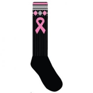 Pink Ribbon Breast Cancer Awareness Knee High Socks Sports Teams Relay Life Walk