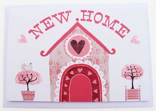 new home card by pomegranate prints