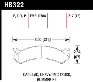 Hawk Performance HB322P.717 SuperDuty Brake Pad Automotive