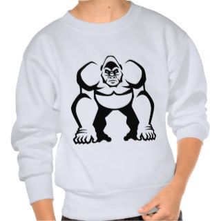 Big Gorilla Pull Over Sweatshirts