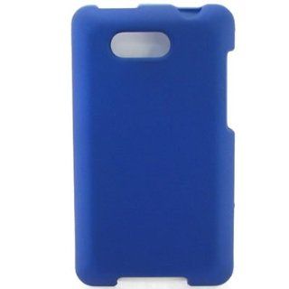 Crystal Hard BLUE RUBBERIZED Faceplate Cover Sleeve Case for HTC Liberty ARIA [WCB266] Cell Phones & Accessories