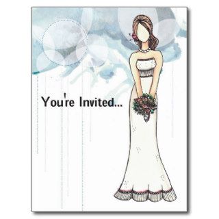 Bridal Shower invitation Postcards