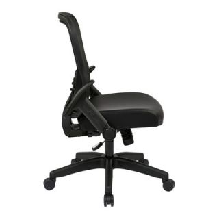 Office Star Products Space 28 Back Chair with Eco Leather Seat and