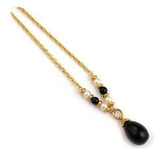EGG JEWELRY SALE Black Onyx Faberge Egg Pendant Gold Plated Chain Necklace With 2mm Pearls Made in America, Authentic Reproduction Museum Jewelry, Comes Boxed With History Card Jewelry