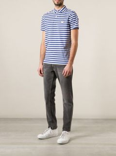 Moncler Striped Polo Shirt   Biffi