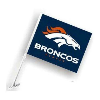 Denver Broncos Car Flag Vibrant Colors & Features the Team Logo Made with Sturdy Nylon  Sports Fan Automotive Flags  Sports & Outdoors