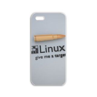 Diy Apple Iphone 5C Computer Series linux give me a target computer Black Case of Funny Cellphone Skin For Women Cell Phones & Accessories
