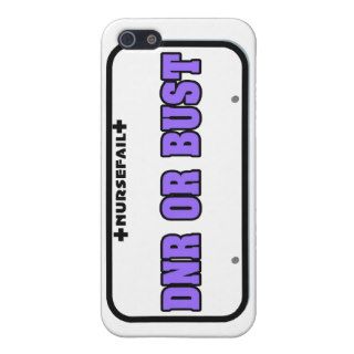 DNR or Bust License Plate iPhone 5 Case