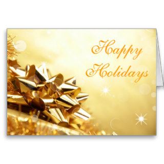 Holiday gift background card