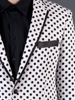 J. Cheikh Polka Dot Blazer