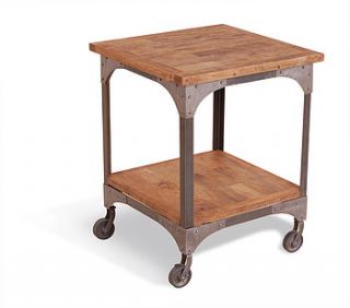 manhattan industrial style side table by daisy west