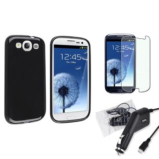 BasAcc TPU Case/ Car Charger/ Protector for Samsung Galaxy S III/ S3 BasAcc Cases & Holders