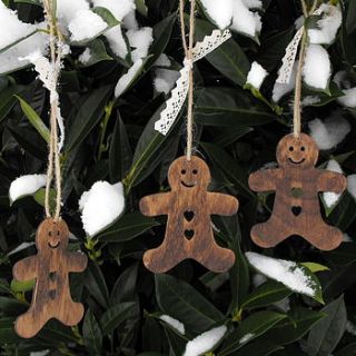 gingerbread men decorations by pippins gift company