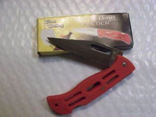 Frost Cutlery Dirty Bird Folder Knife 15 323R  Hunting Folding Knives  Sports & Outdoors