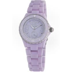 Haurex Italy Women's 'Make Up' Lilac Plastceramic Watch Haurex Women's Haurex Watches