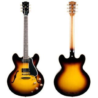 Gibson Custom ES 335 Dot Electric Guitar, 'Fat Neck,' Antique Vintage Sunburst Musical Instruments
