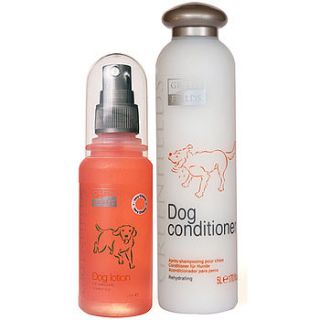 dog lotion and shampoo gift pack by greenfields care