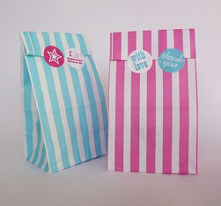 pick 'n' mix style party bags and stickers by little cherub design