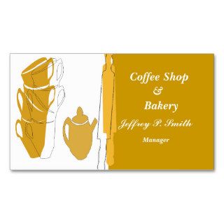 Baker & Bakery Pastry Chef Business Card Template