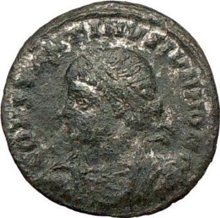 CONSTANTINE II Jr. Constantine I son 326AD Silvered Ancient Roman Coin GATE 