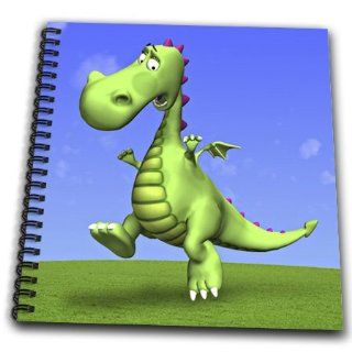 db_58825_1 Boehm Graphics Cartoon   Scary Dragon   Drawing Book   Drawing Book 8 x 8 inch