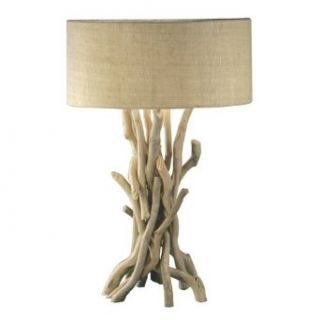Modern Home Nautical Driftwood Table Lamp   Household Lamps  
