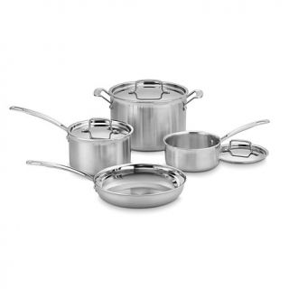Cuisinart MultiClad Pro Triply Stainless 7 piece Cookware Set