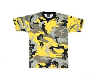 Yellow Stinger Camo T Shirt Clothing