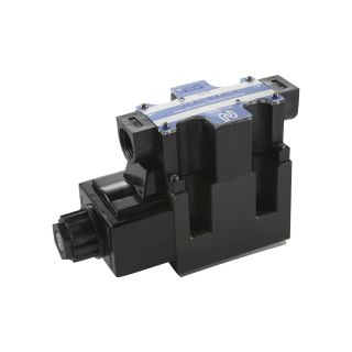 Northman Fluid Power Hydraulic Directional Control Valve – 26.4 GPM, 4500 PSI, 2-Position, Spring Offset, 120 Volt AC Solenoid, Model# SWH-G03-B2-A120-10  Power Solenoid