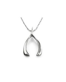 wishbone necklace   silver by kiki's gifts and homeware