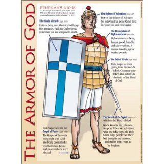 The Armor of God Chart Stand Firm in Faith 9789901982400 Books