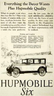 1927 Ad Hupmobile Six Classic Automobile 4Door Sedan 345 Bellevue Ave Detriot MI   Original Print Ad  