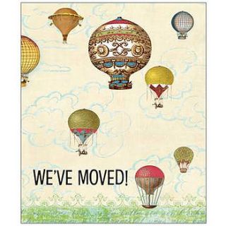 pack of 10 personalised 'we have moved' cards by beautiful day