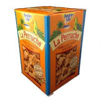 La Perruche Rough Cut Brown Sugar Cubes   4 Packages  Le Perruche  Grocery & Gourmet Food
