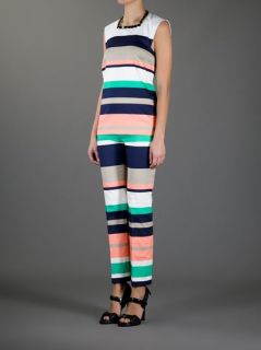 Galitzine Striped Trouser Suit   Russo Capri