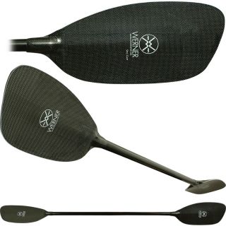 Werner Sho Gun Paddle   Carbon Blades/Straight Shaft