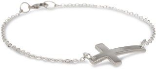 Horizontal Cross Bracelet, 8" Jewelry