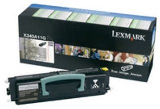 Original Lexmark X340A11G 2500 Yield Black Toner Cartridge   Retail Electronics