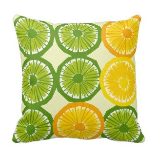 Large Citrus Slices Pillow