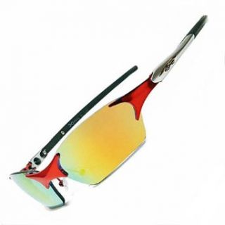 Xloop Rimless Red Gafas De Sol Mirror Triathlon Running Cycling Sunglasses Clothing