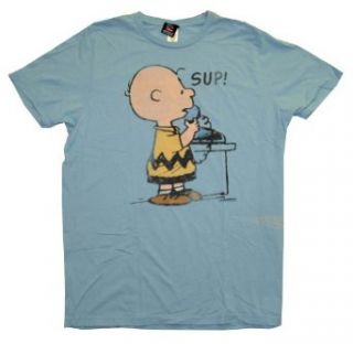 The Peanuts Charlie Brown Sup Junk Food Vintage Style Adult T Shirt Tee Clothing