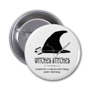 Witches Stitches Button