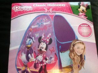 Pop Up Setup   Minnie Mouse Bow tique Classic Hideaway Tent DISNEY Toys & Games