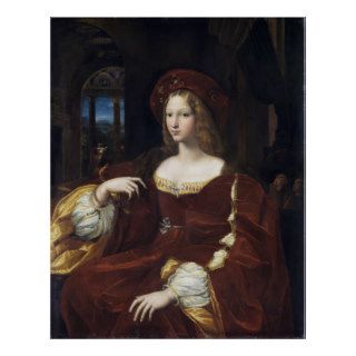 Portrait of Doña Isabel de Requesens by Raphael Print