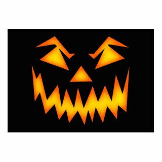 Scary Halloween Face Photo Cut Out