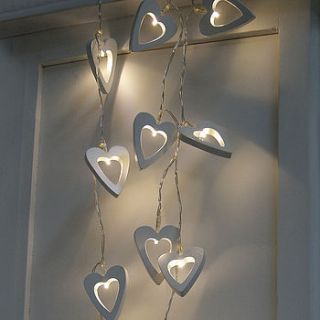 heart light garland by red lilly