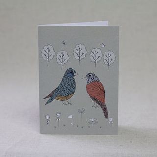 two little birds card by lil3birdy