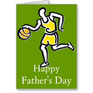 Basketball Player Happy Father's Day Card
