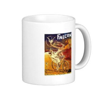 Falcon Cycles ~ Vintage French Bicycle Advertising Mug